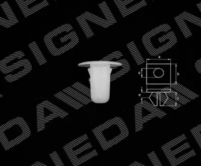 Пластмасове кріплення Signeda T128010