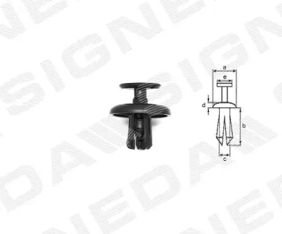 Пластмасове кріплення Signeda T132710