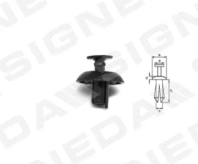 Пластмасове кріплення Signeda T132910