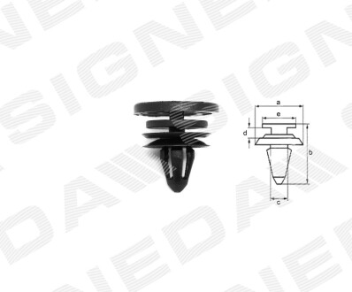 Пластмассовые крепления Signeda T133010