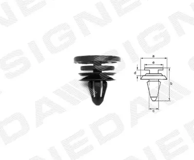 Пластмасове кріплення Signeda T133010