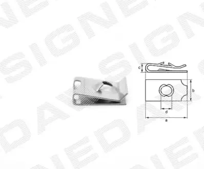 Пластмасове кріплення Signeda T134610
