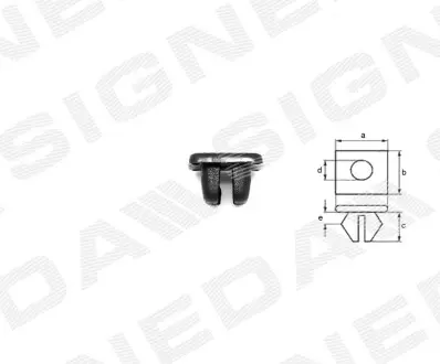 Пластмасове кріплення Signeda T135410