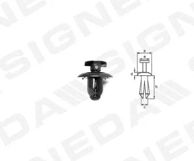 Пластмасове кріплення Signeda T136210