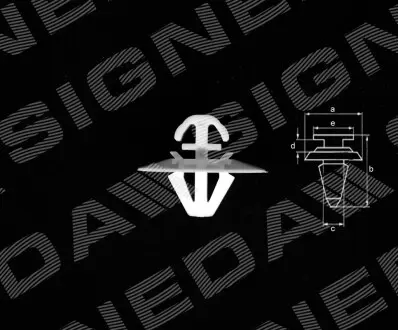 Пластмассовый крепеж Signeda T147910