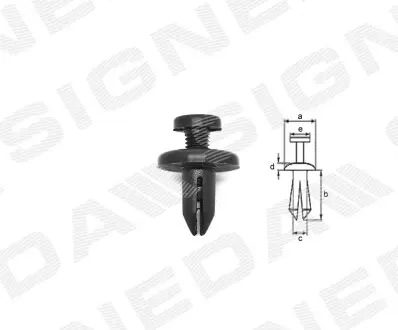 Пластмасове кріплення Signeda T152410