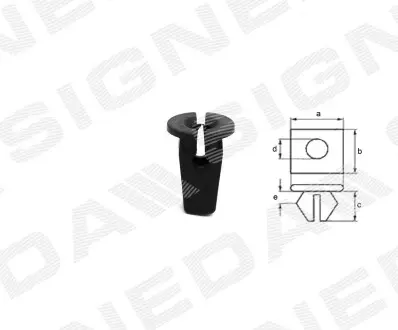 Пластмасове кріплення Signeda T161610