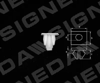 Пластмассовый крепеж Signeda T207310