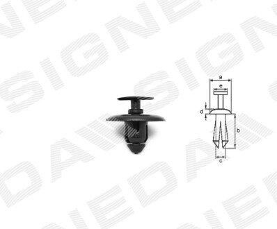 Пластмасові кріплення Signeda T209310