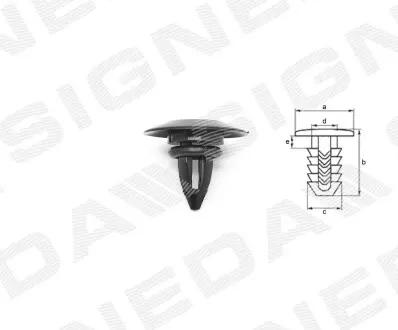 Пластмасове кріплення Signeda T209510