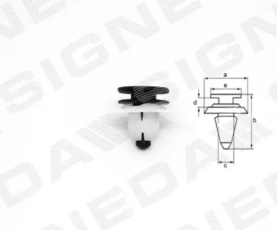 Пластмасове кріплення Signeda T227610