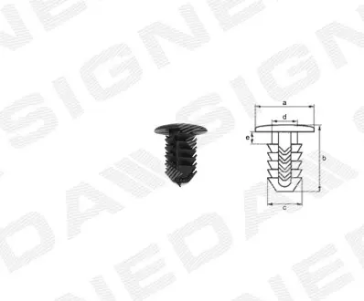 Пластмасове кріплення Signeda T227810