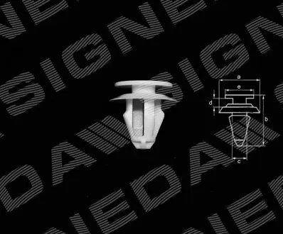 Пластмасове кріплення Signeda T249410
