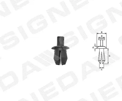Пластмасове кріплення Signeda T31110