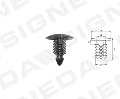Пластмасові кріплення Signeda T37010