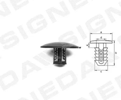 Пластмасове кріплення Signeda T39410