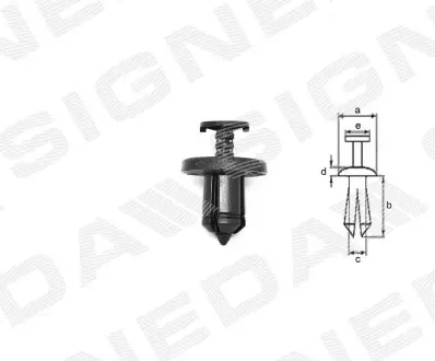 Пластмасове кріплення Signeda T54410