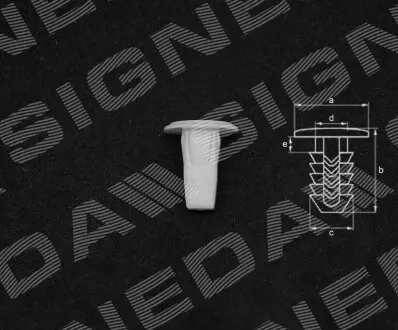 Пластмассовый крепеж Signeda T56410