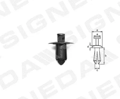 Пластмасове кріплення Signeda T64510