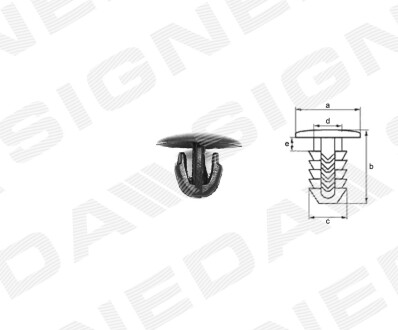 Пластмасові кріплення Signeda T67310