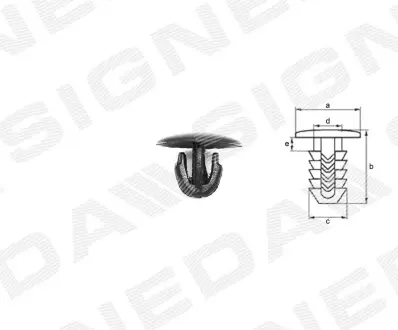 Пластмасове кріплення Signeda T67310