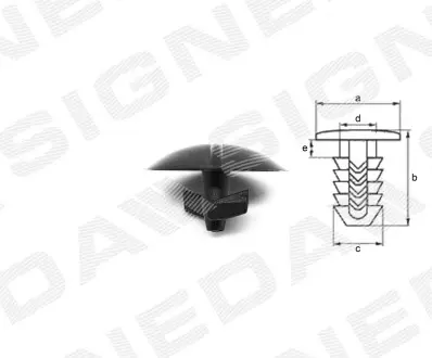 Пластмасове кріплення Signeda T67710