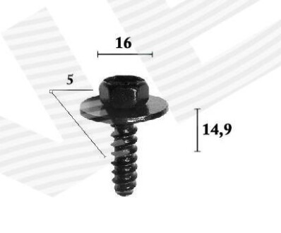 Пластмасові кріплення Signeda T7035110