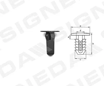 Пластмассовый крепеж Signeda T72710