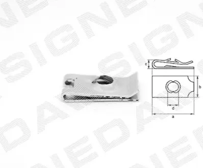 Пластмассовый крепеж Signeda T76310