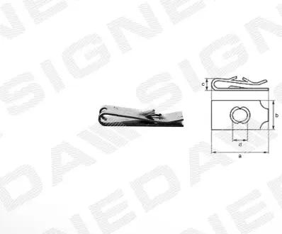 Пластмасове кріплення Signeda T76610