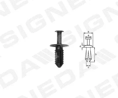 Пластмасове кріплення Signeda T91910