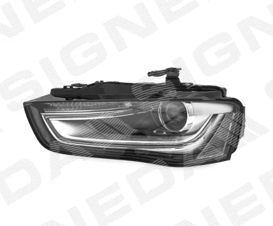 ПЕРЕДНЯЯ ФАРА, AUDI A4 (B8), 11 - 15 Signeda ZAD111136L
