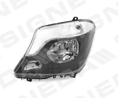 ПЕРЕДНЯЯ ФАРА, MERCEDES BENZ SPRINTER, 13 - 18 Signeda ZBZ11C1EL