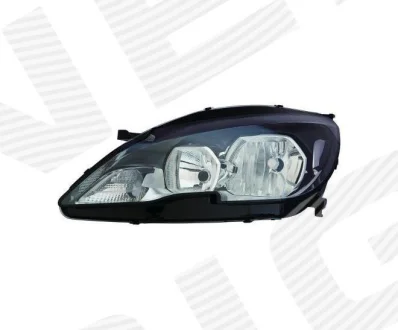 ПЕРЕДНЯЯ ФАРА, PEUGEOT 308, 10.13 - 10.17 Signeda ZPG111306L