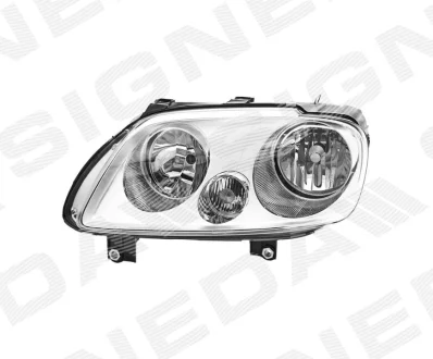 ПЕРЕДНЯЯ ФАРА, VW CADDY, 04 - 10 Signeda ZVW111132L