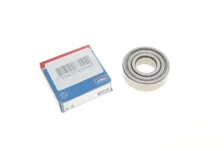 Подшипник шариковый d&gt;30 SKF 6203-2Z/C3 (фото 1)