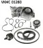 Комплект ГРМ + помпа Audi A3 1.4TFSI 12-14/Seat Ibiza IV/V/Skoda Fabia III/VW Polo 1.0TSI 14- SKF VKMC 01280 (фото 1)