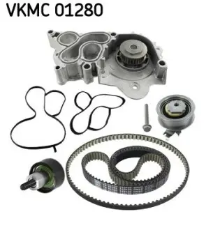 Комплект ГРМ + помпа Audi A3 1.4TFSI 12-14/Seat Ibiza IV/V/Skoda Fabia III/VW Polo 1.0TSI 14- SKF VKMC 01280