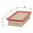 Фiльтр повiтряний SMARTEX AP13082 (фото 1)