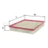Фiльтр повiтряний 293x234x42mm SMARTEX AP13194M (фото 1)