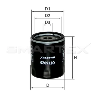 Фiльтр масляний SMARTEX OF16020
