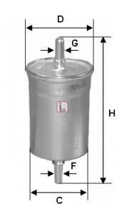 Фiльтр паливний SOFIMA S1722B