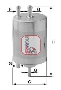 Фiльтр паливний SOFIMA S1958B