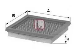 Фiльтр повiтряний 292x235x43mm SOFIMA S3214A