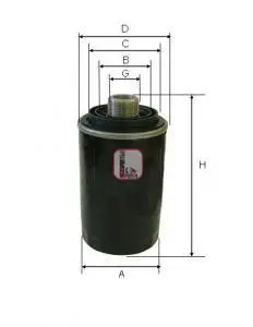 Фільтр масляний SOFIMA S 3493 R