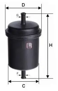 Фiльтр паливний SOFIMA S3900B