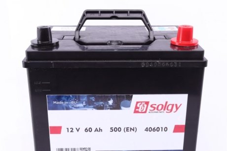 Стартерна батарея (акумулятор) Solgy 406010