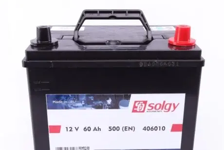 Стартерная батарея (аккумулятор) Solgy 406010 (фото 1)