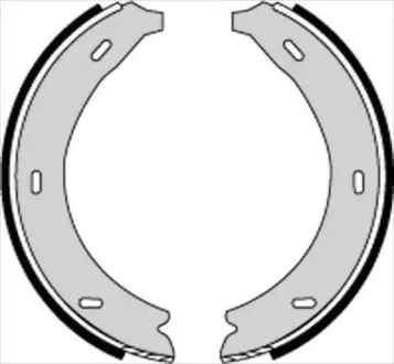 Гальмівні колодки барабанні STARLINE BC 07320