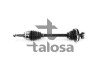 Полуось левая (+ABS) Renault Clio II, Kangoo 1.2/1.4/1.5dCi/1.9dCi 08.97- L:631/A:23/ABS:44/Ø Tripodroller:30 TALOSA 76-RN-8070A (фото 1)